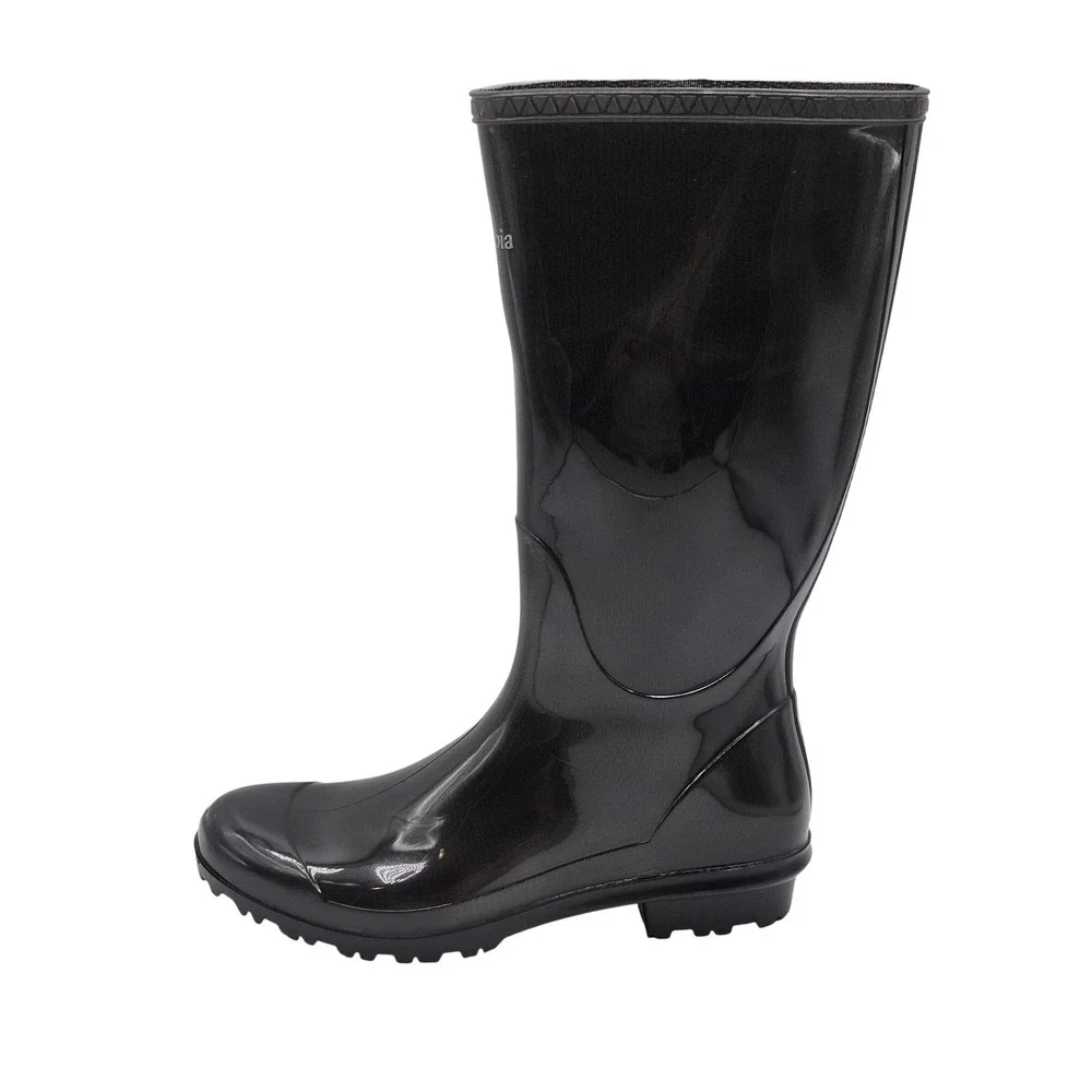 Columbia Boots Womens Size 8 Black Rubber Rain Omni-Heat Waterproof BL2607-010